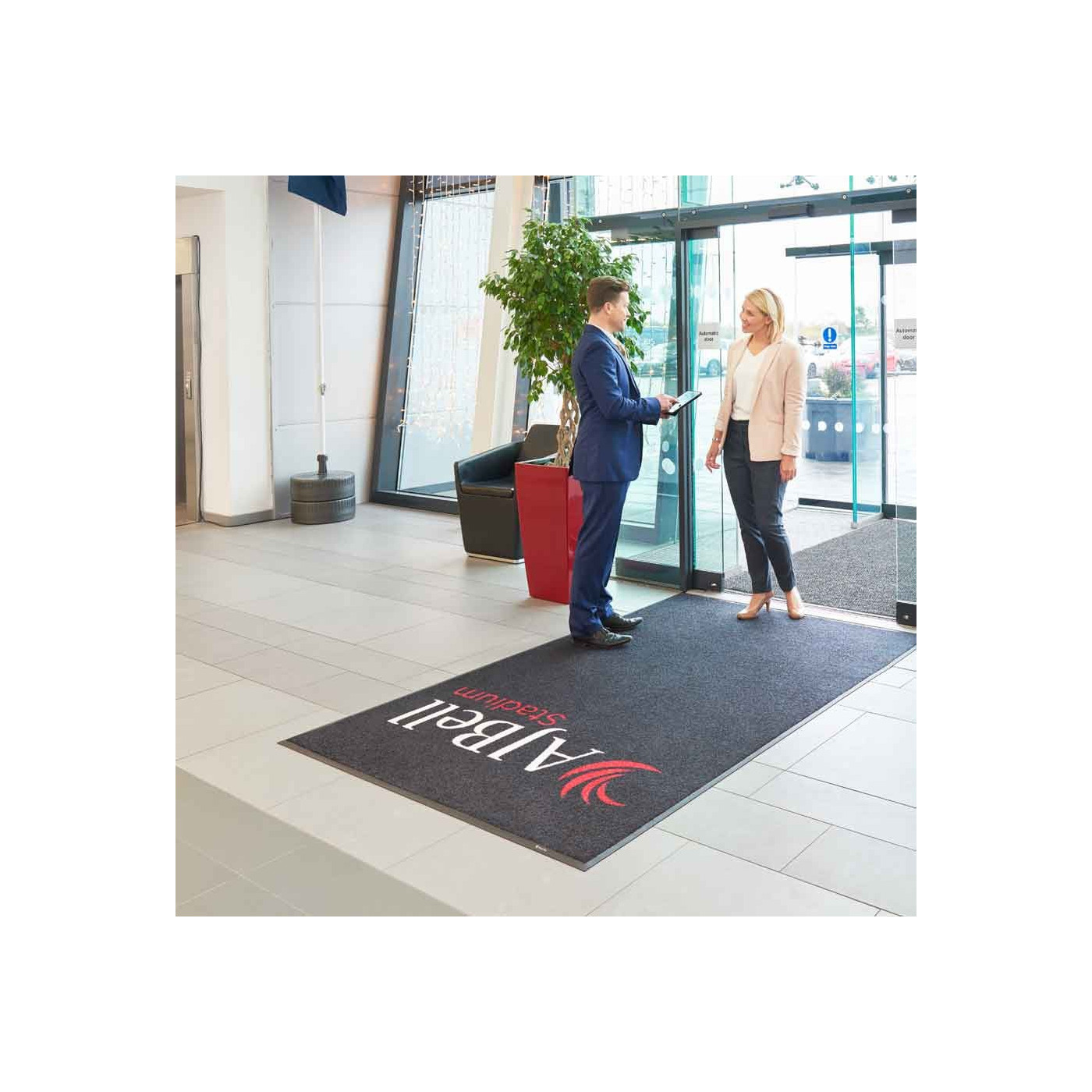 Wycieraczka z logo 115 x 240 cm - sklep Techem