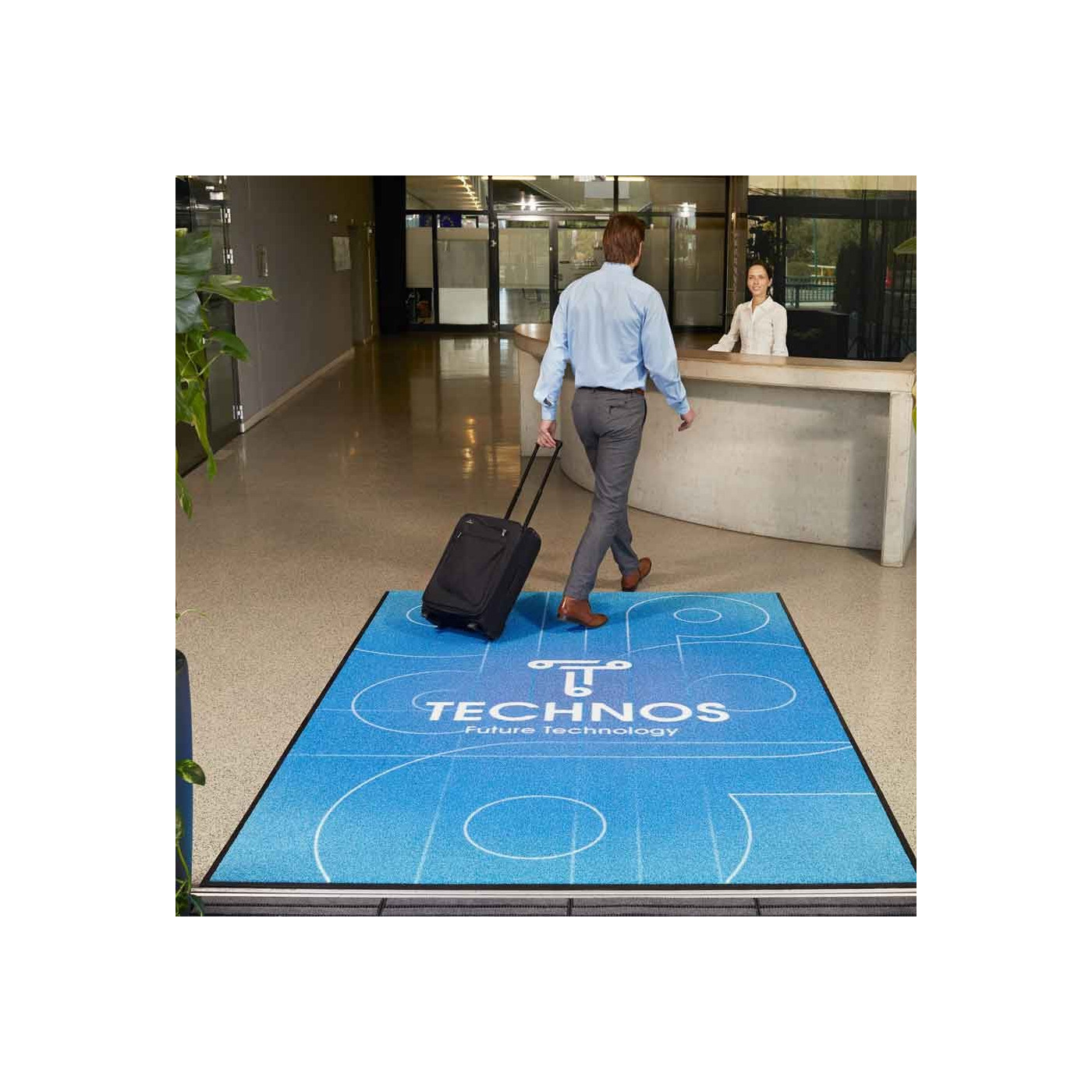 Wycieraczka z logo 115 x 200 cm - sklep internetowy BP Techem