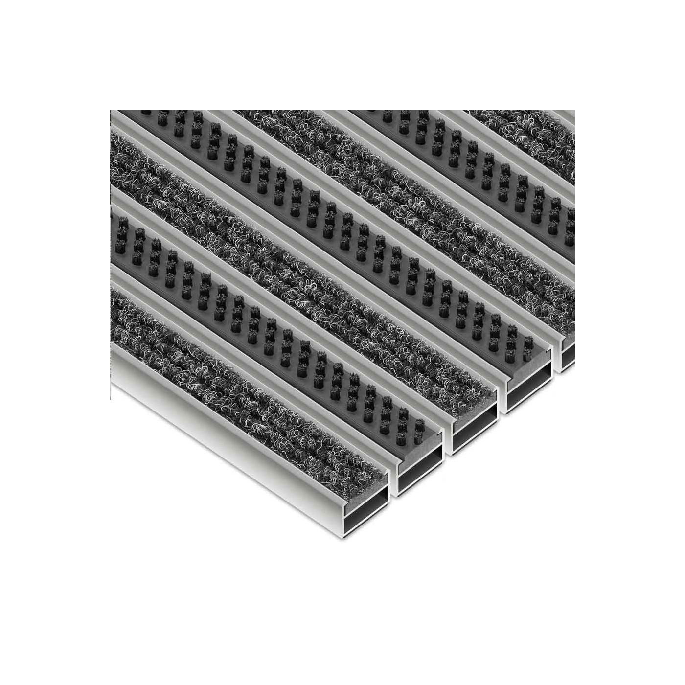 Tapis d’entrée en aluminium Clean Ryps - Scrub 40 x 60 cm - boutique en ligne BP Techem
