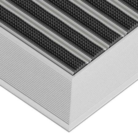 Tapis d’entrée en aluminium Clean Rubber 80 x 100 cm - boutique en ligne BP Techem
