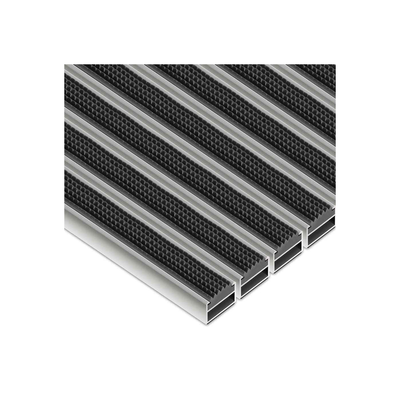 Paillasson en aluminium « Clean rubber » 40 x 60 cm - boutique en ligne BP Techem