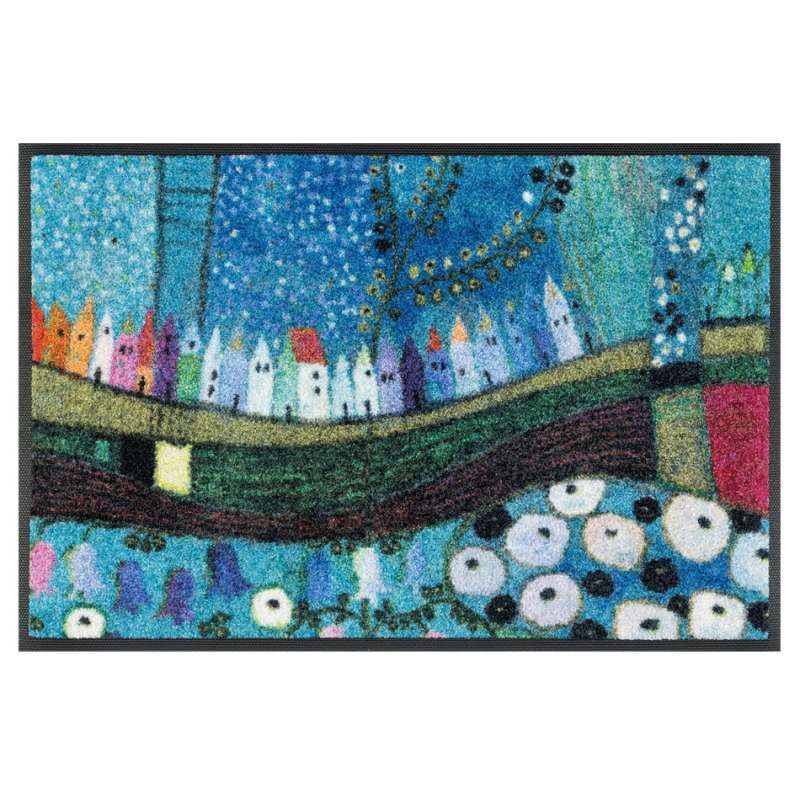 Paillasson « Town at night » 40 x 60 cm, 50 x 75 cm - boutique en ligne BP Techem