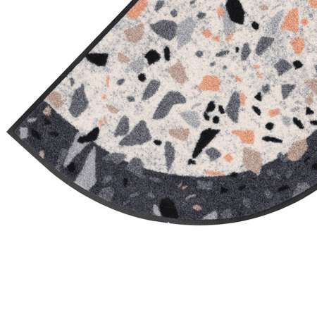 Paillasson semi-circulaire Terracotta 50 x 85 cm - boutique en ligne BP Techem
