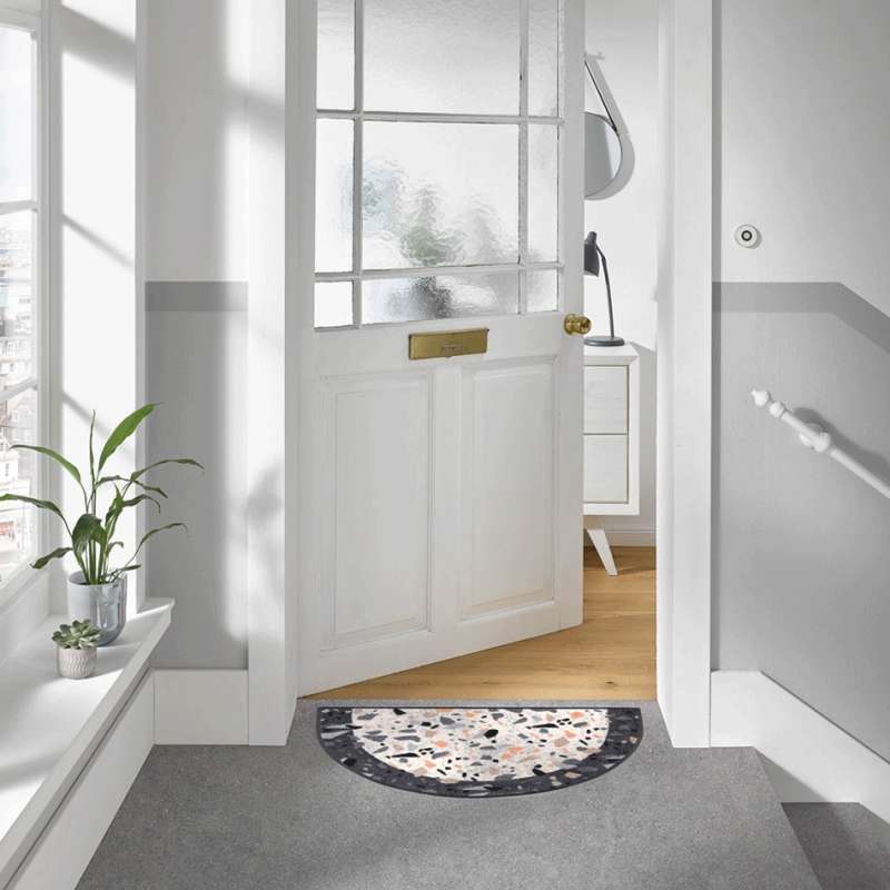 Paillasson semi-circulaire Terracotta 50 x 85 cm - boutique en ligne BP Techem