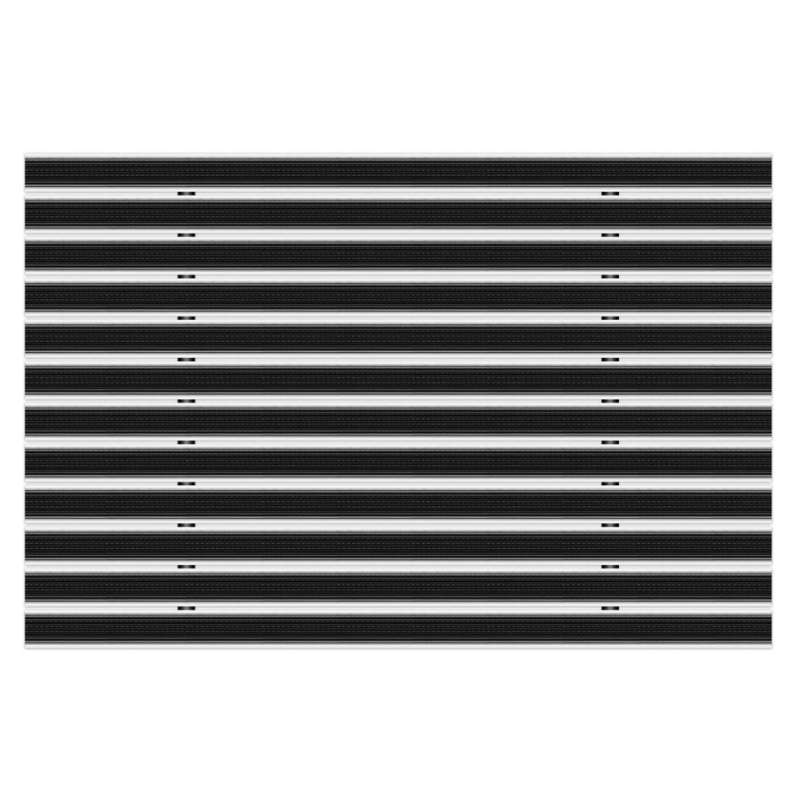 Tapis d’entrée en aluminium Clean Rubber 50 x 80 cm - boutique en ligne BP Techem
