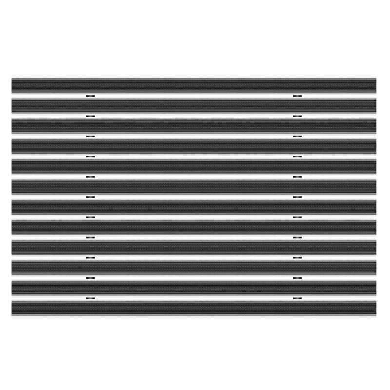 Tapis d’entrée en aluminium Clean Rubber 80 x 100 cm - boutique en ligne BP Techem
