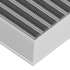 Paillasson en aluminium Clean Rubber 50 x 80 cm - boutique en ligne BP Techem