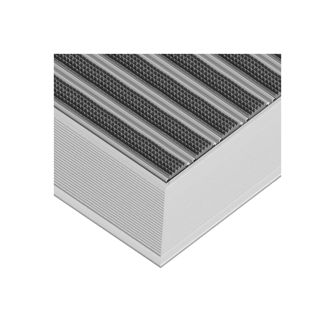 Paillasson en aluminium Clean Rubber 50 x 80 cm - boutique en ligne BP Techem