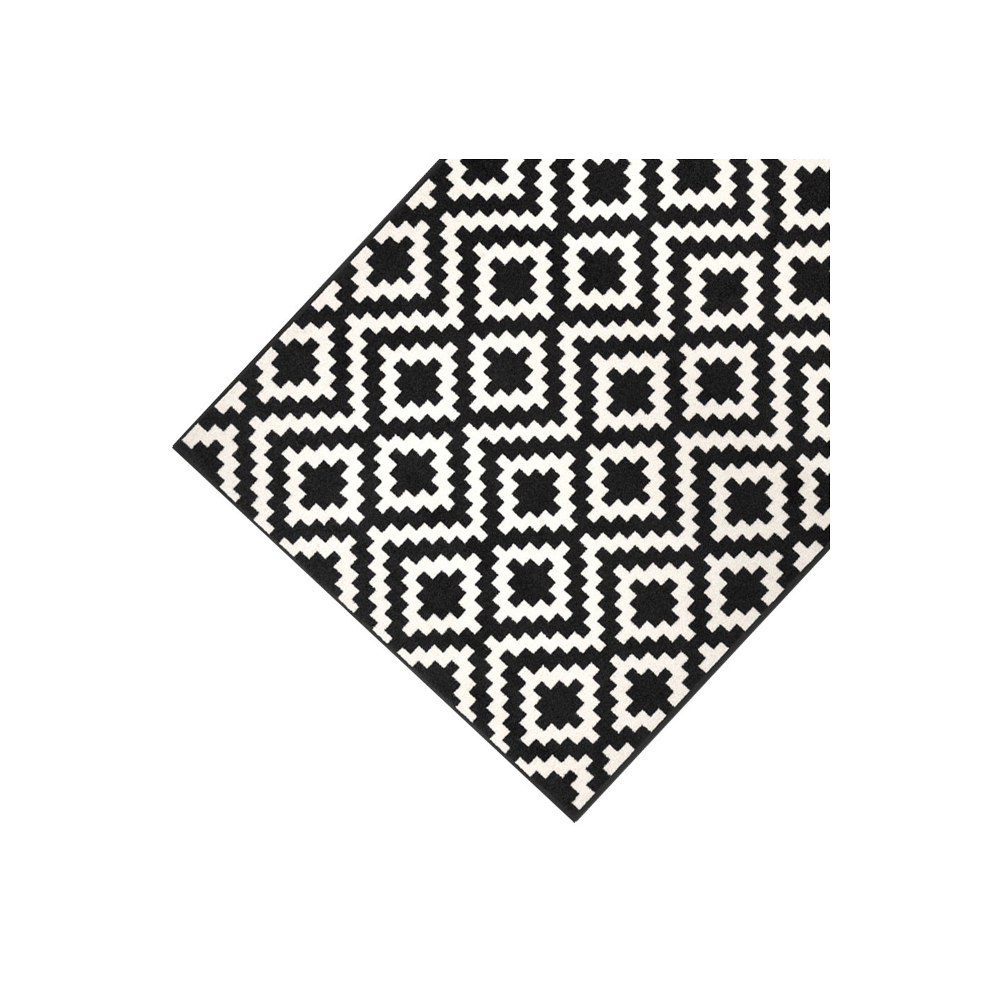 Tapis Black & White 60 x 180 cm, 75 x 120 cm, 75 x 190 cm, 115 x 175 cm - boutique en ligne BP Techem