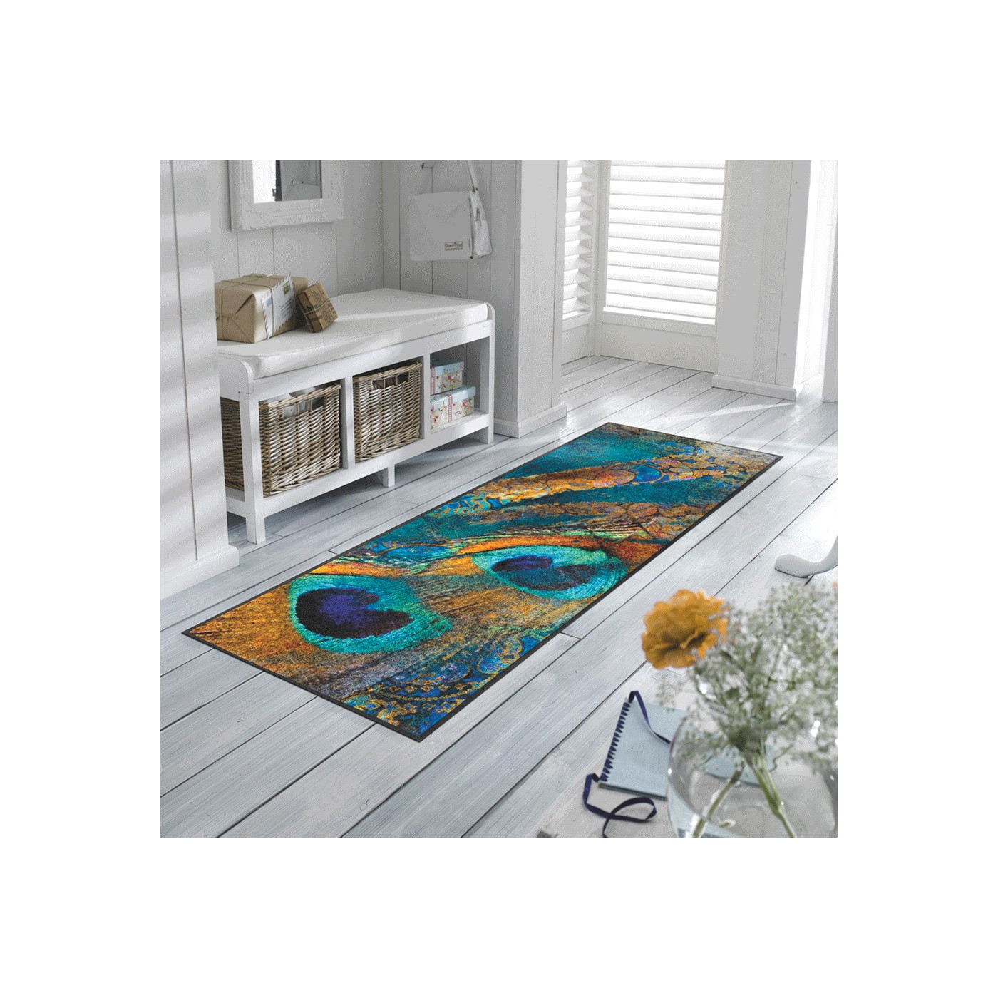 Tapis de couloir Pea 60 x 140 cm, 60 x 180 cm, 75 x 120 cm - boutique en ligne BP Techem