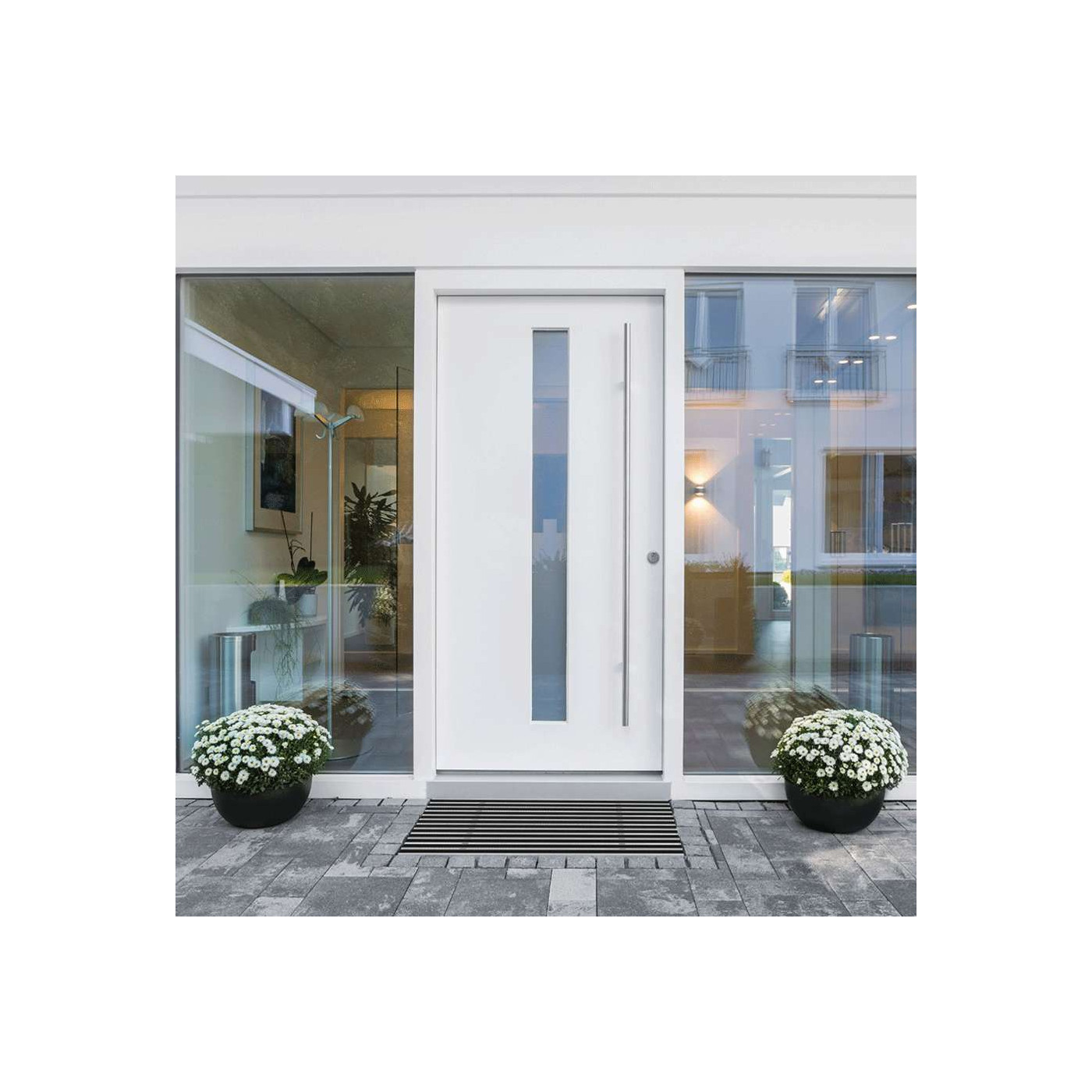 Tapis d’entrée en aluminium Clean Rubber 80 x 100 cm - boutique en ligne BP Techem