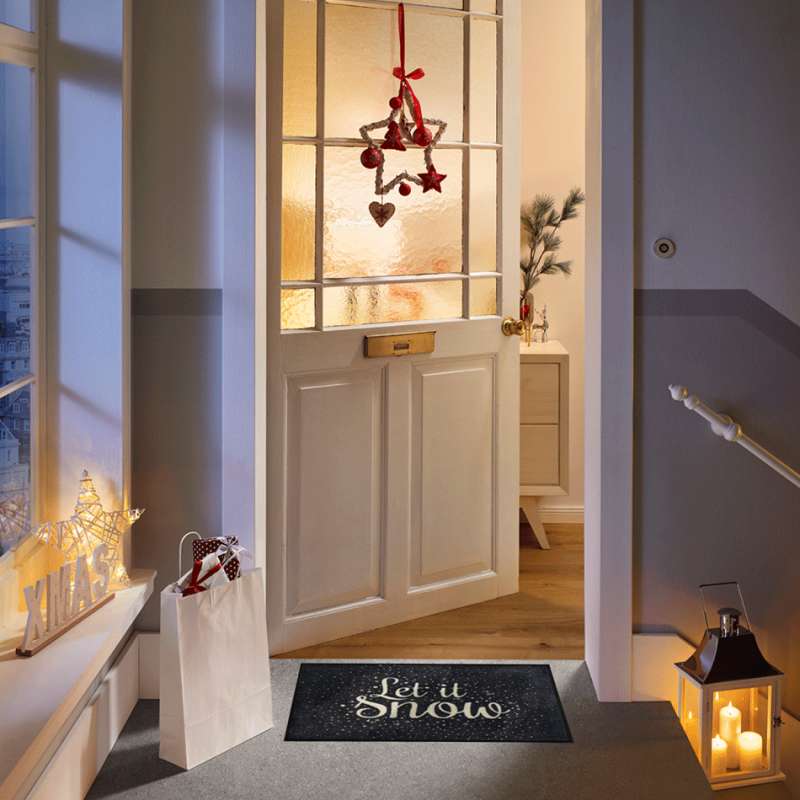 Paillasson de Noël « Snowflake » 40 x 60 cm et 50 x 75 cm - boutique en ligne BP Techem