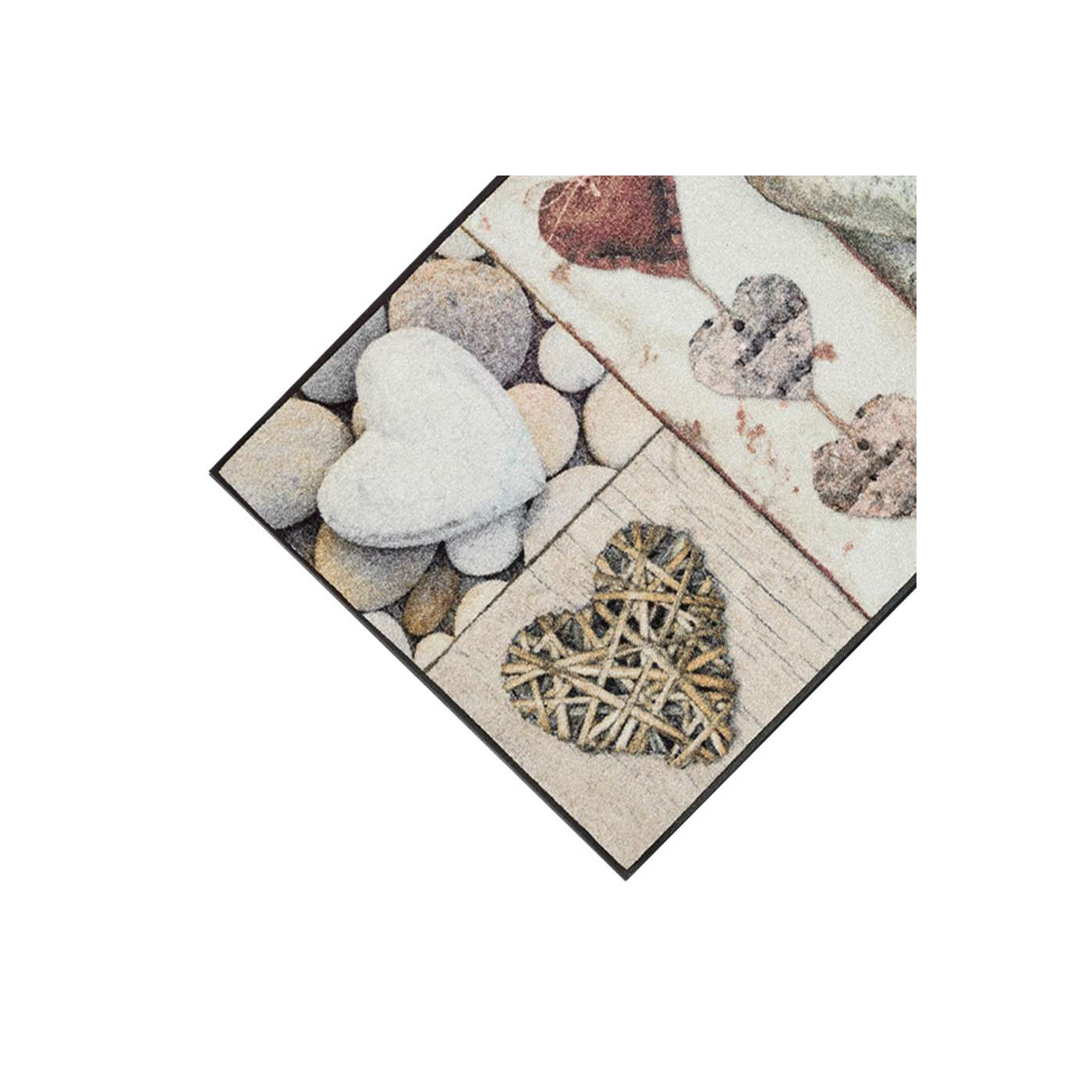 Tapis Hearts Grey 75 x 190 cm - boutique en ligne BP Techem