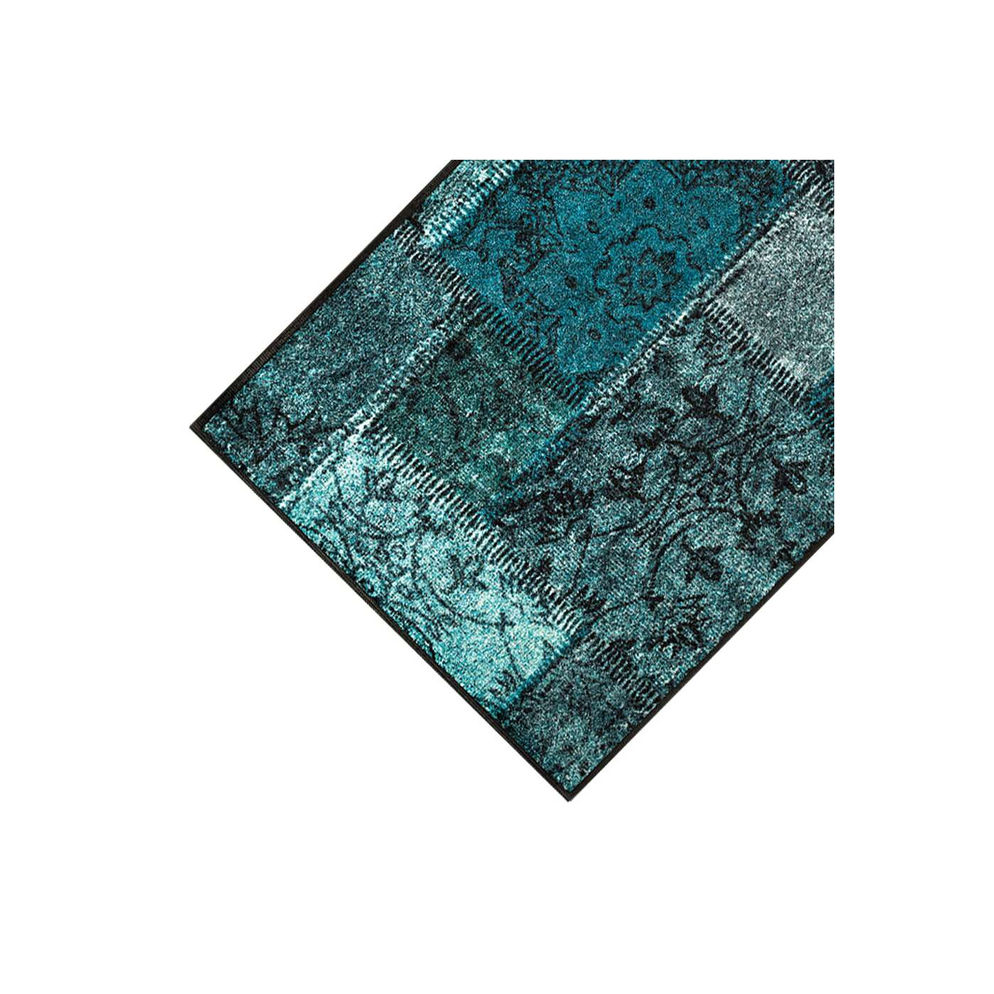 Tapis Retro Turquoise 75 x 120 cm, 75 x 190 cm - boutique en ligne BP Techem