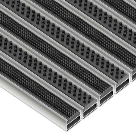 Tapis d’entrée encastrable Clean Rubber - Scrub sur mesure - boutique en ligne BP Techem