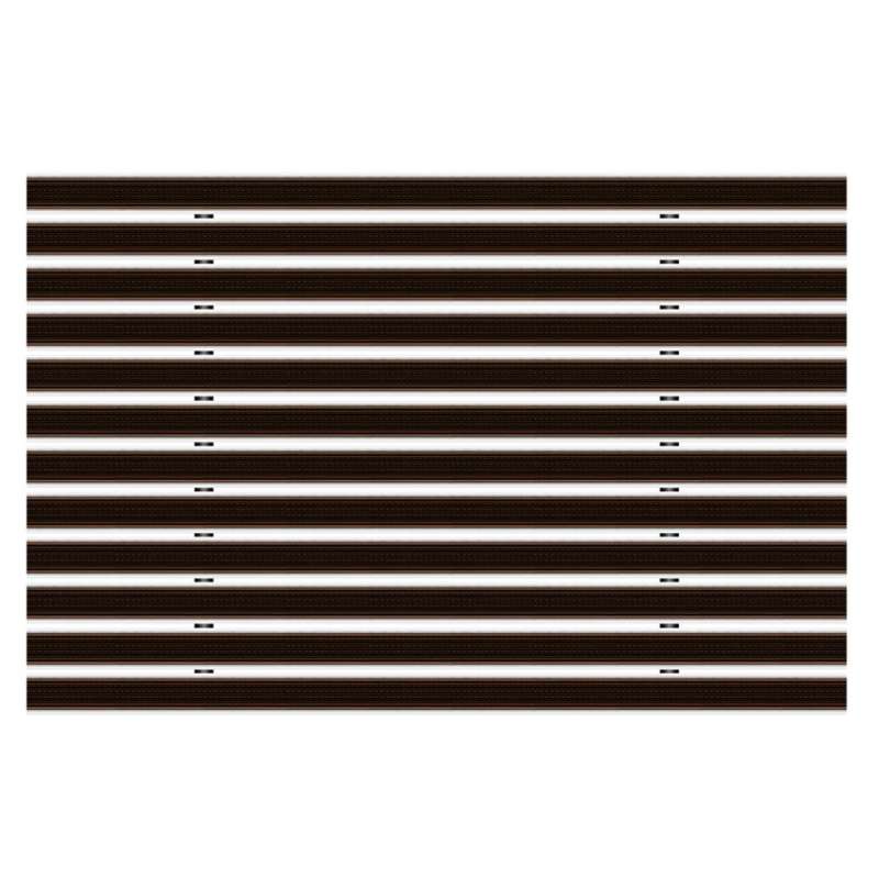 Tapis d’entrée en aluminium « Clean rubber » sur mesure - boutique en ligne BP Techem