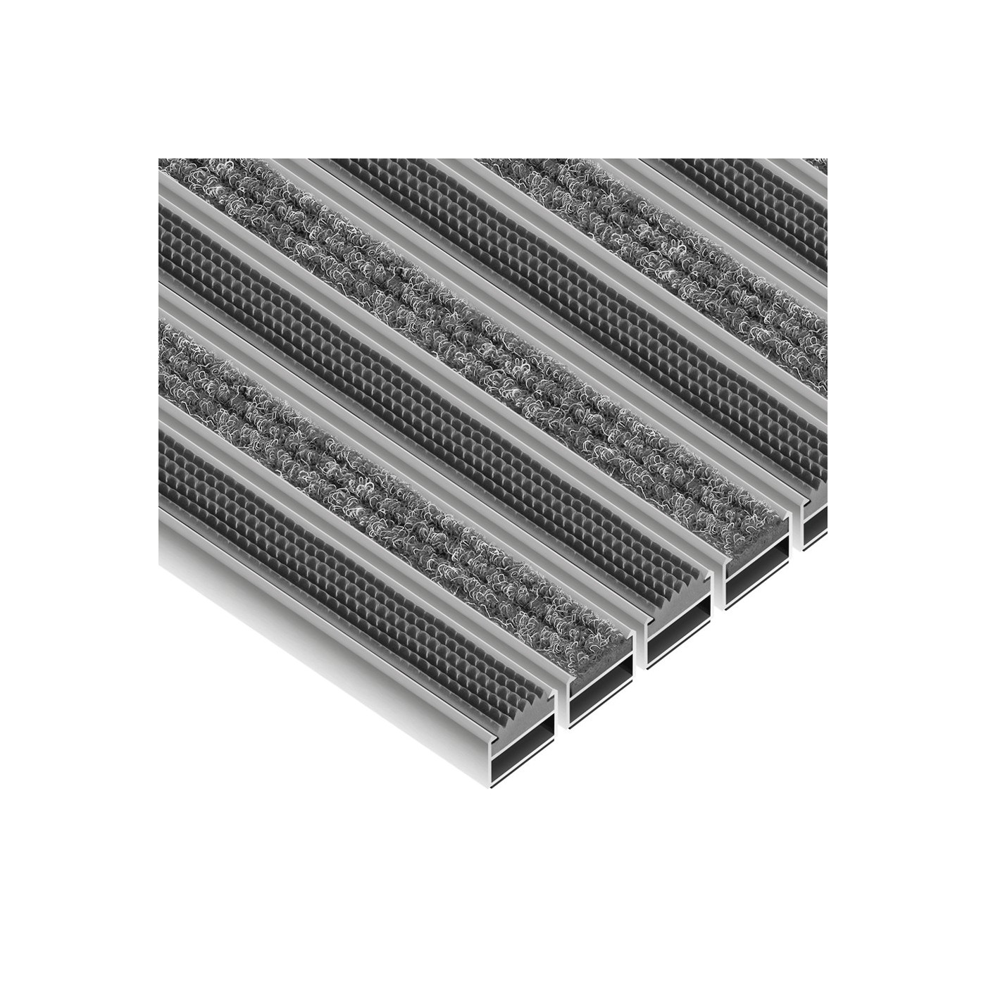 Tapis d’entrée Clean en reps - caoutchouc sur mesure - boutique en ligne BP Techem