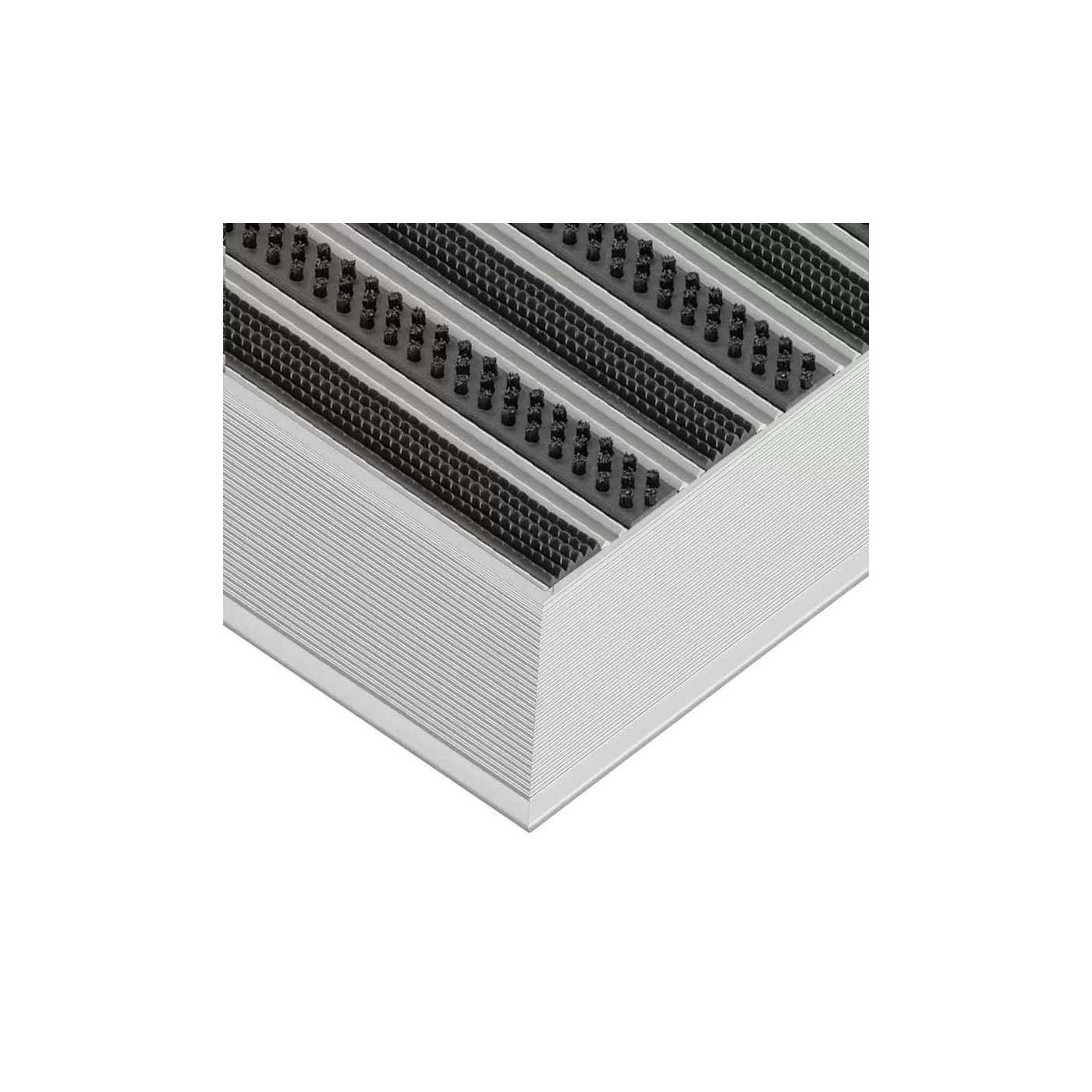 Tapis d’entrée en aluminium Clean Rubber-Scrub 60 x 90 cm - boutique en ligne BP Techem