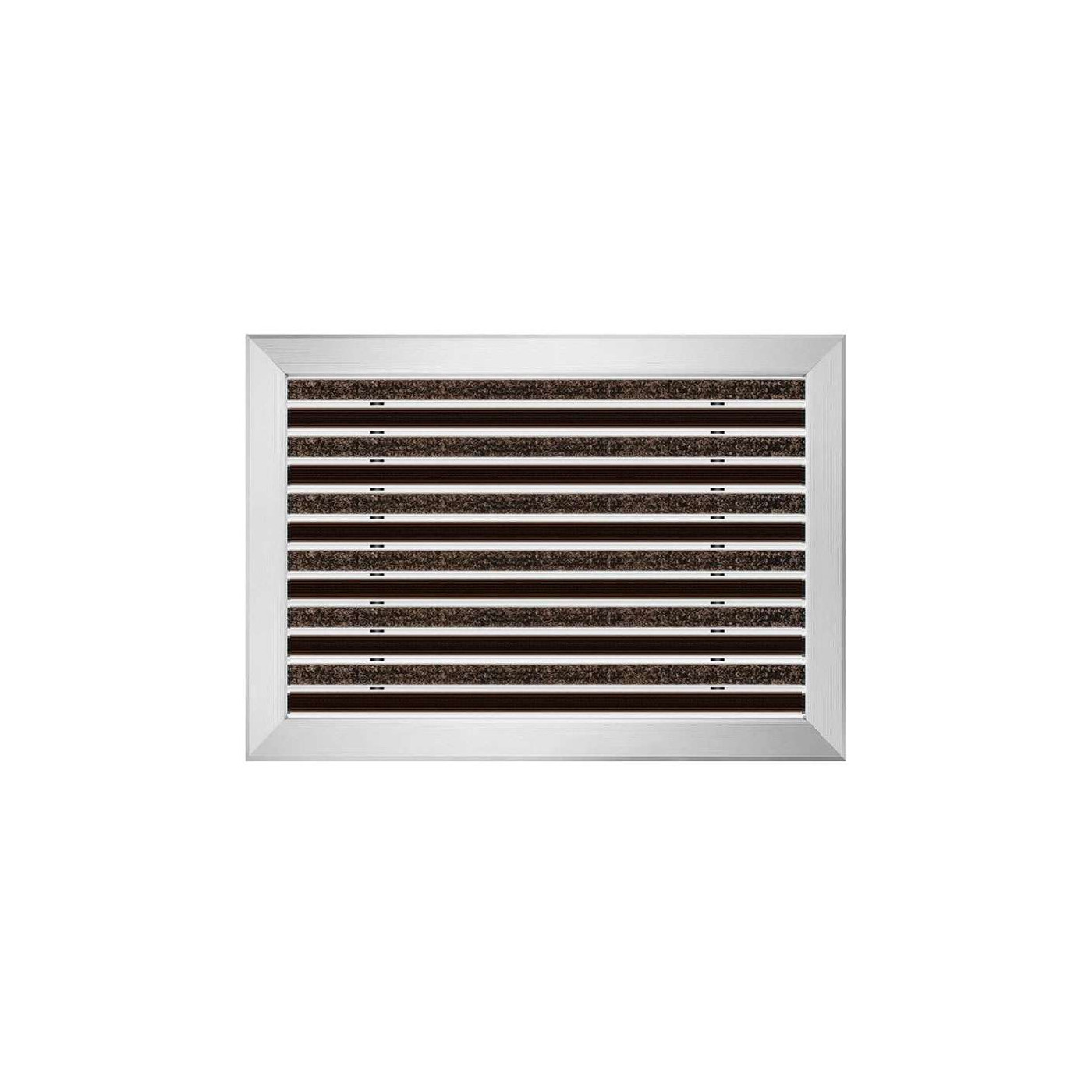 Paillasson en aluminium Clean Rubber 80 x 100 cm - boutique en ligne BP Techem