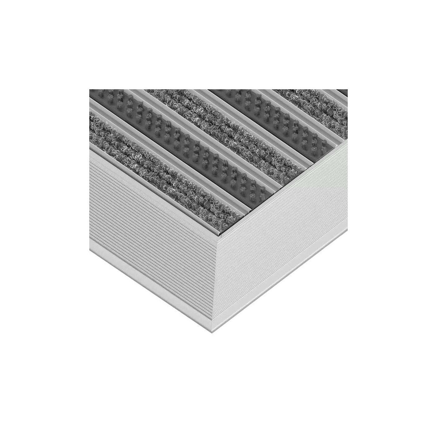 Tapis d’entrée en aluminium Clean Ryps-Scrub 50 x 80 cm - boutique en ligne BP Techem