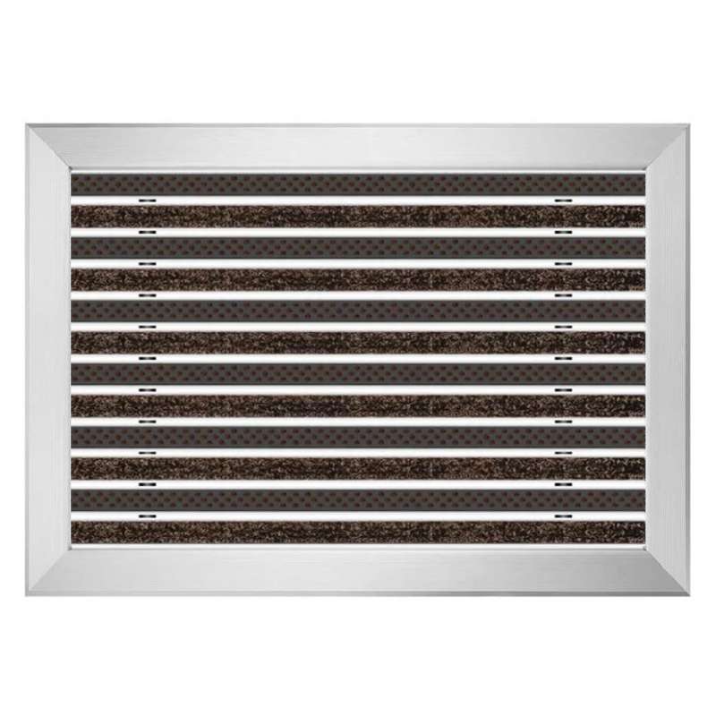 Paillasson en aluminium Clean Rubber 80 x 100 cm - boutique en ligne BP Techem