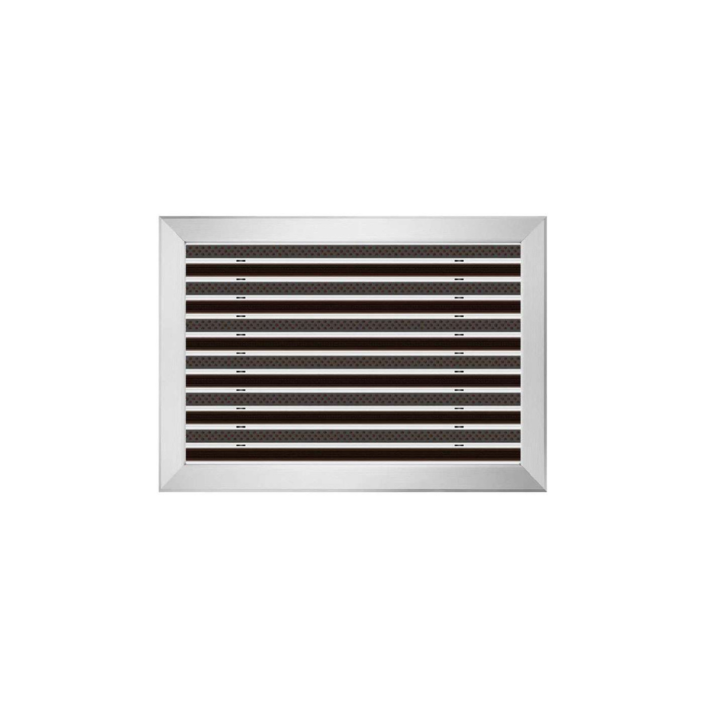 Paillasson en aluminium Clean Rubber-Scrub 80 x 100 cm - boutique en ligne BP Techem