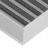 Paillasson en aluminium Clean Rubber-Scrub 80 x 100 cm - boutique en ligne BP Techem