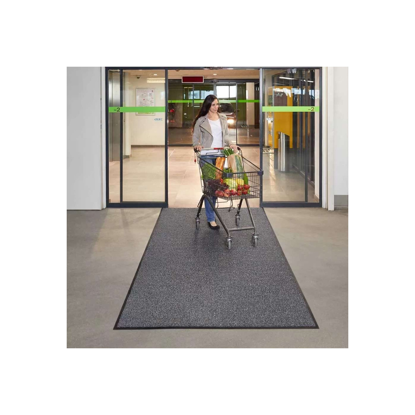 Paillasson Supermata 60 x 85 cm gris - boutique en ligne BP Techem