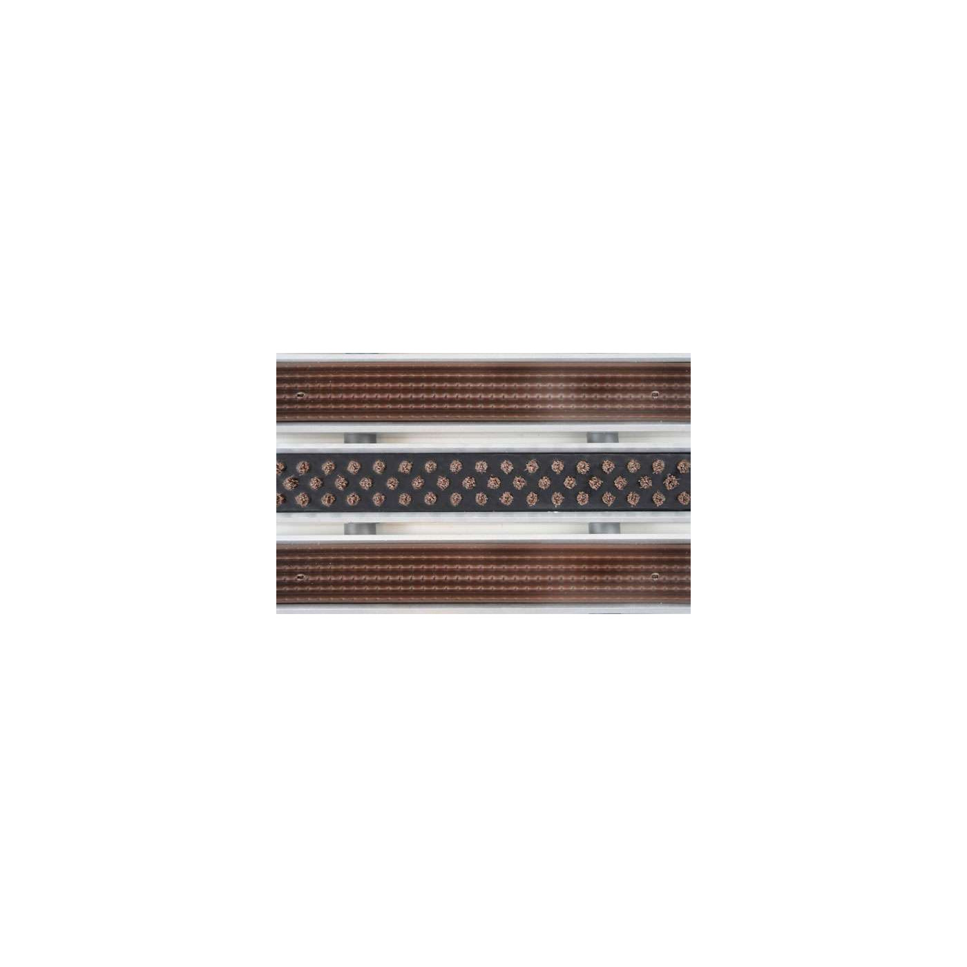 Paillasson en aluminium Clean Rubber-Scrub 80 x 100 cm - boutique en ligne BP Techem