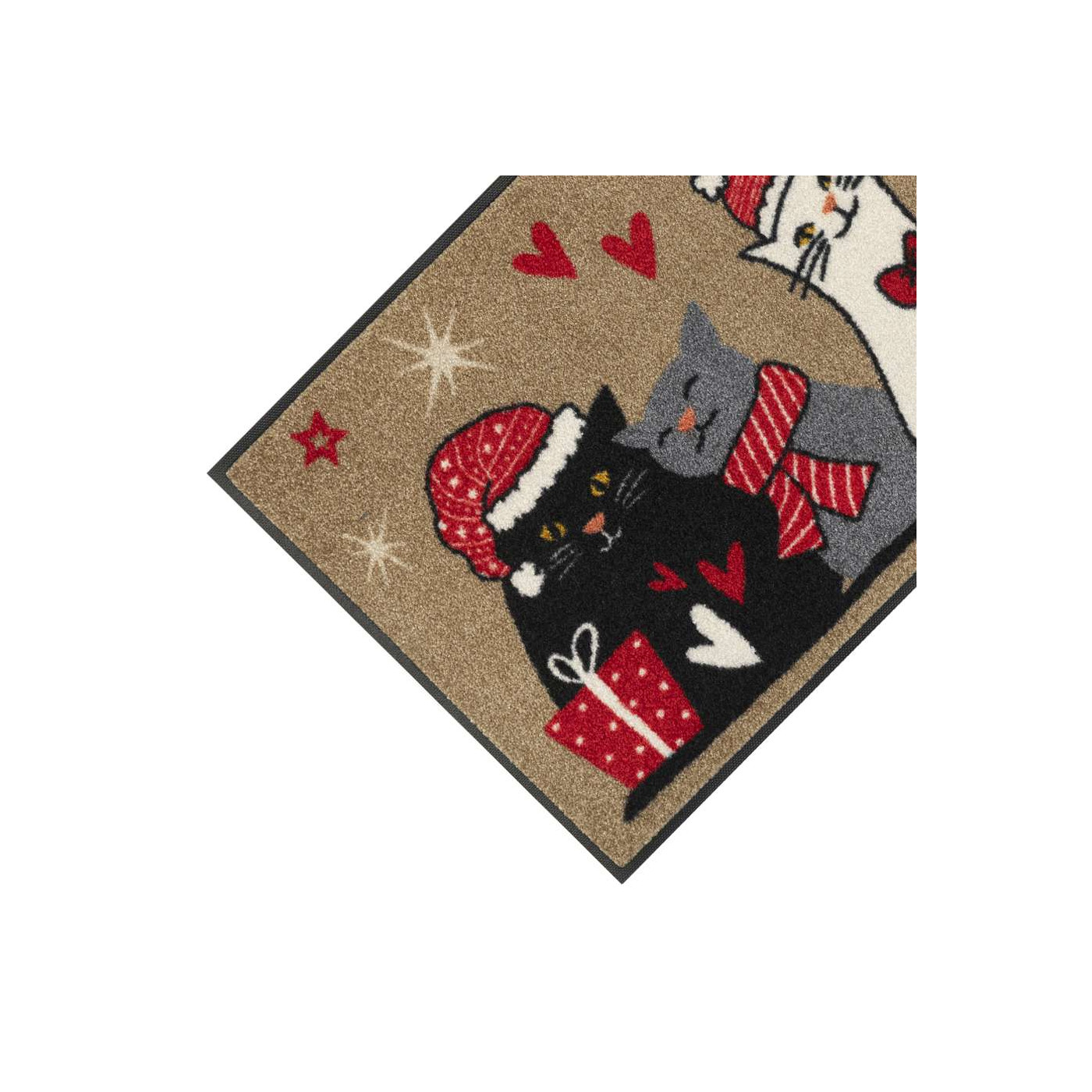 Paillasson de Noël « Christmas Cats » 50 x 75 - boutique en ligne BP Techem