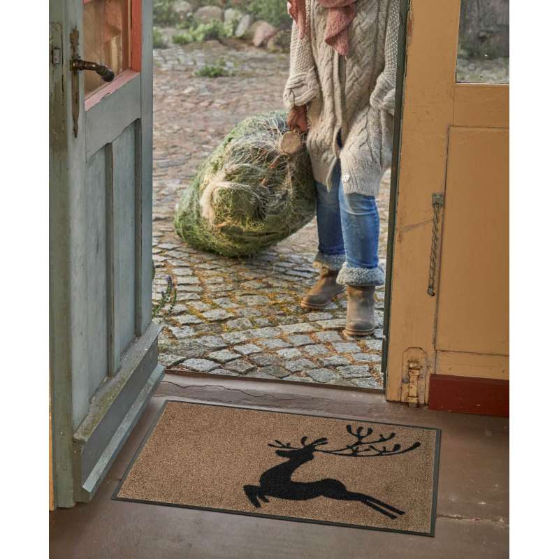 Paillasson de Noël « Reindeer » 50 x 75 - boutique en ligne BP Techem