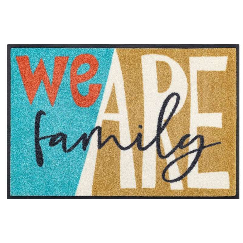 Paillasson « We Are Family » 50 x 75 cm  - boutique en ligne BP Techem