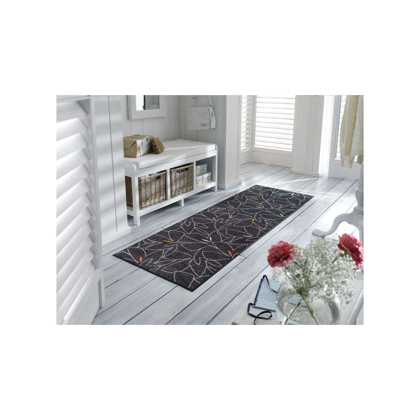 Tapis de sol White Lines 60 x 180 cm - boutique en ligne BP Techem