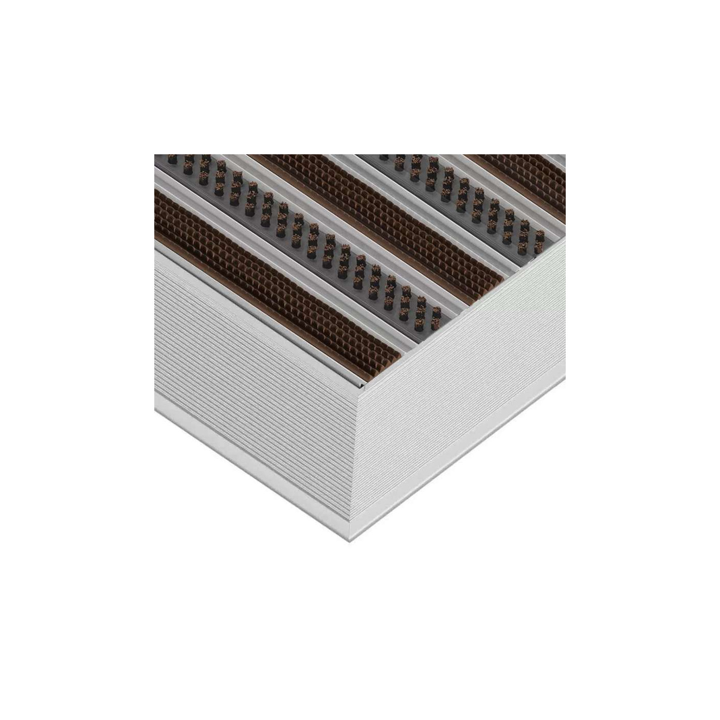 Tapis d’entrée en aluminium Clean Rubber-Scrub 60 x 90 cm - boutique en ligne BP Techem