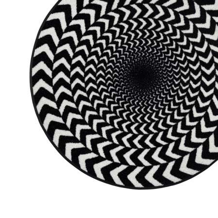 Paillasson rond Hypnotic Circles 85 x 55 cm, 115 x 115 cm - boutique en ligne BP Techem