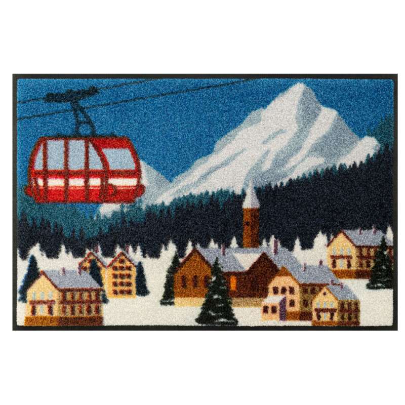 Paillasson d'hiver coloré « Alpine Landscape » 50 x 75 cm - boutique en ligne BP Techem