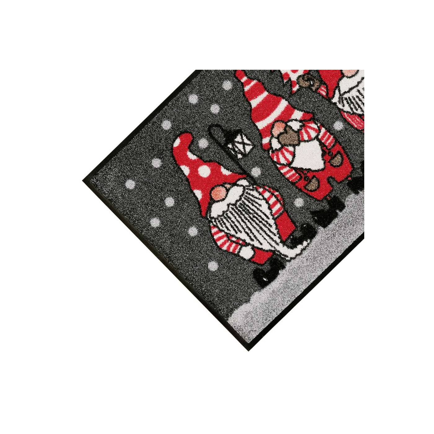 Paillasson de Noël « Winter Gnomes Grey » 40 x 60 cm - boutique en ligne BP Techem