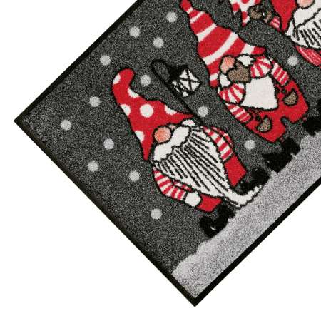 Paillasson de Noël « Winter Gnomes Grey » 40 x 60 cm - boutique en ligne BP Techem