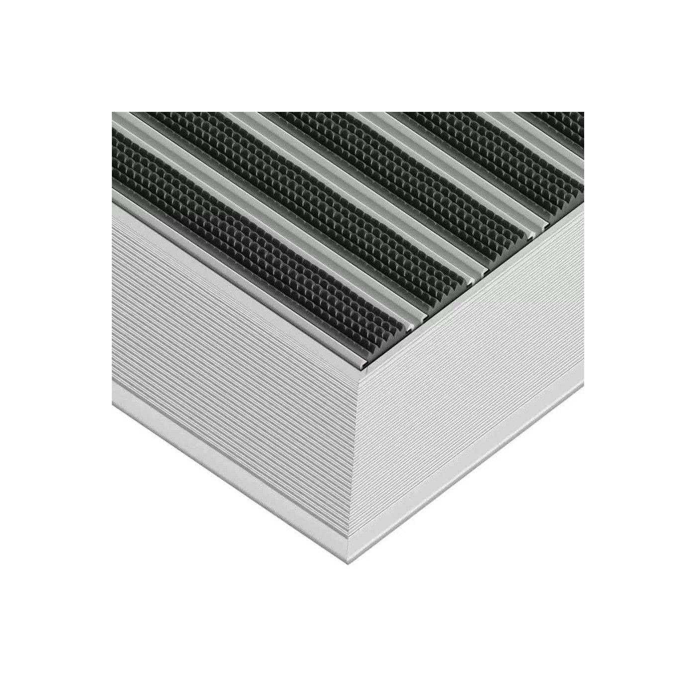 Tapis d’entrée en aluminium « Clean rubber » sur mesure - boutique en ligne BP Techem