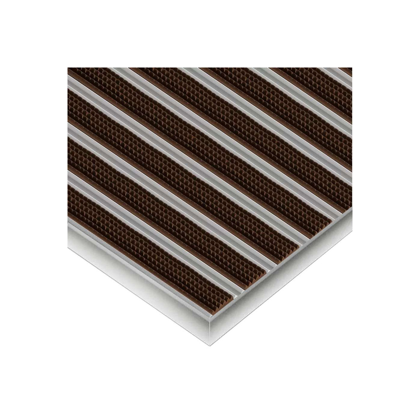 Tapis d’entrée en aluminium « Clean rubber » sur mesure - boutique en ligne BP Techem