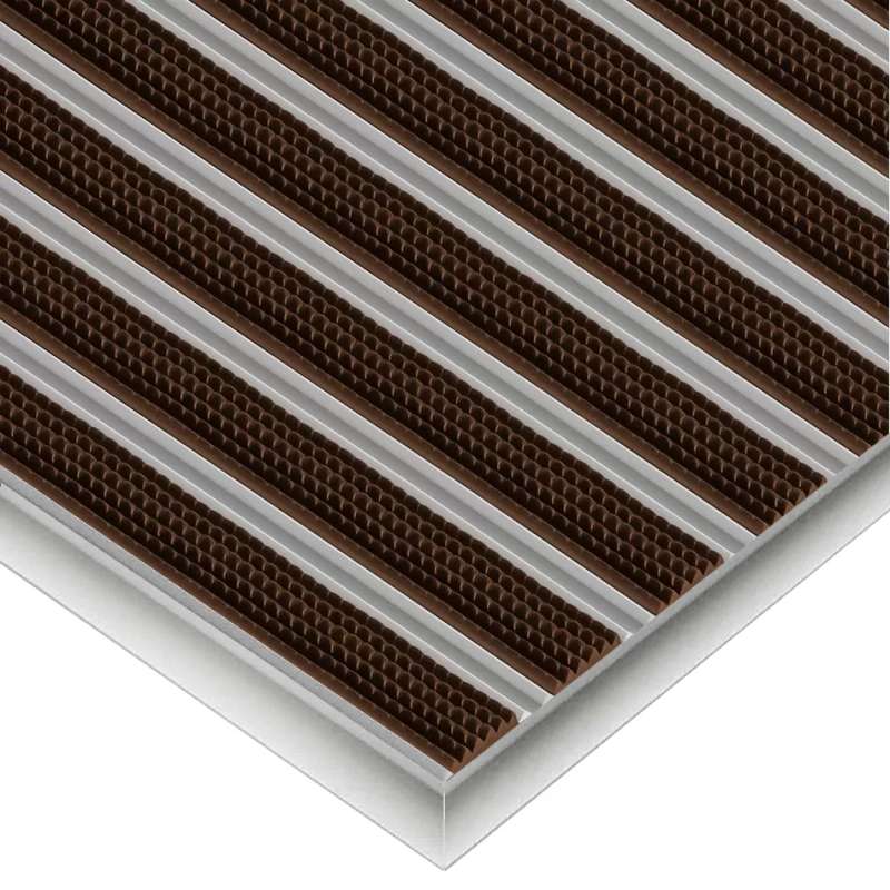 Tapis d’entrée en aluminium « Clean rubber » sur mesure - boutique en ligne BP Techem