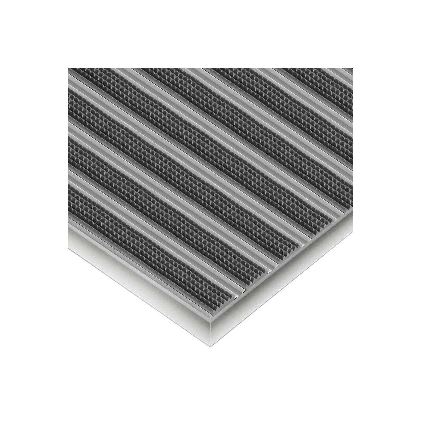 Tapis d’entrée en aluminium « Clean rubber » sur mesure - boutique en ligne BP Techem