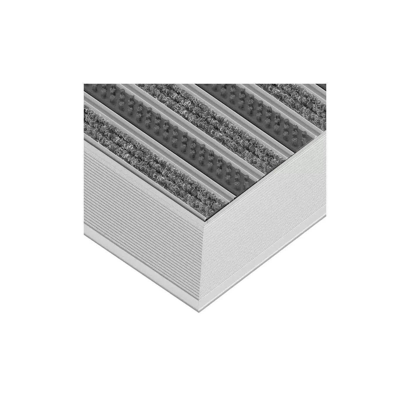 Tapis d’entrée en aluminium Clean Ryps - Scrub sur mesure - boutique en ligne BP Techem