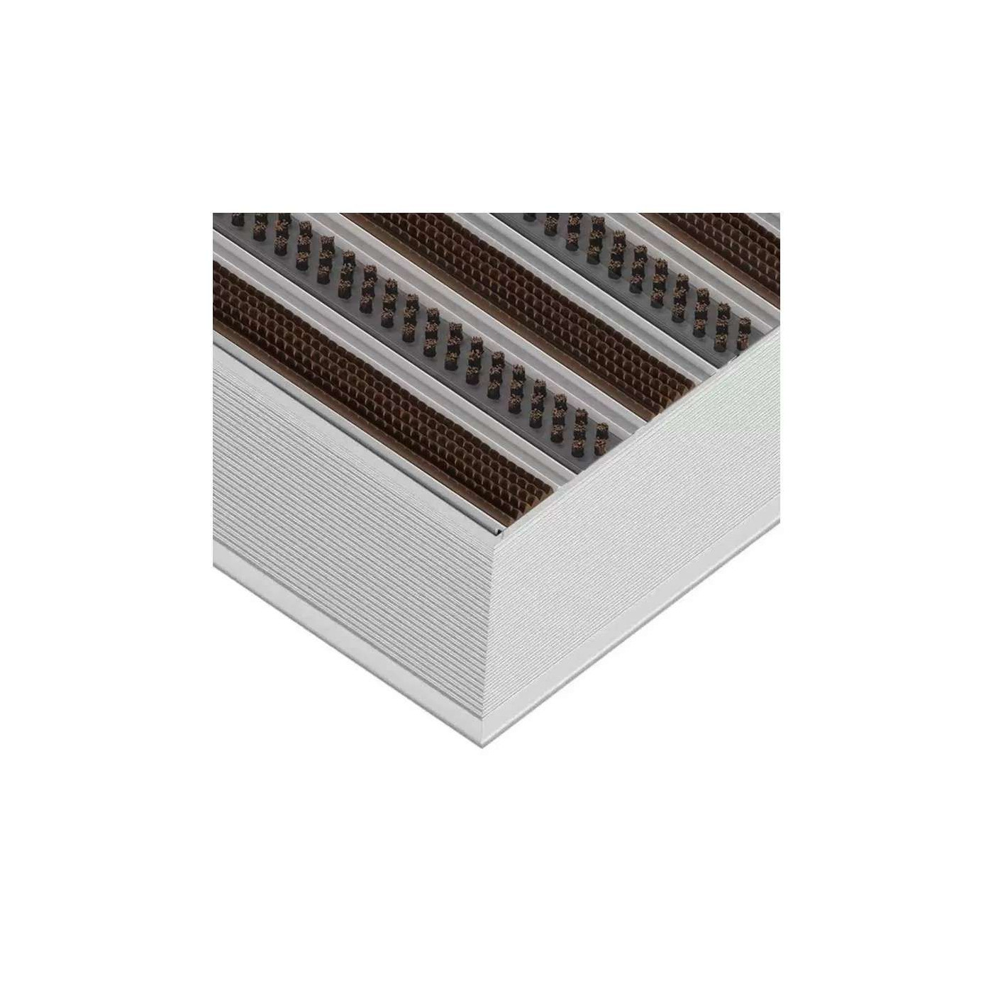 Tapis d’entrée encastrable Clean Rubber - Scrub sur mesure - boutique en ligne BP Techem