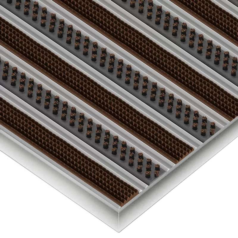 Tapis d’entrée encastrable Clean Rubber - Scrub sur mesure - boutique en ligne BP Techem