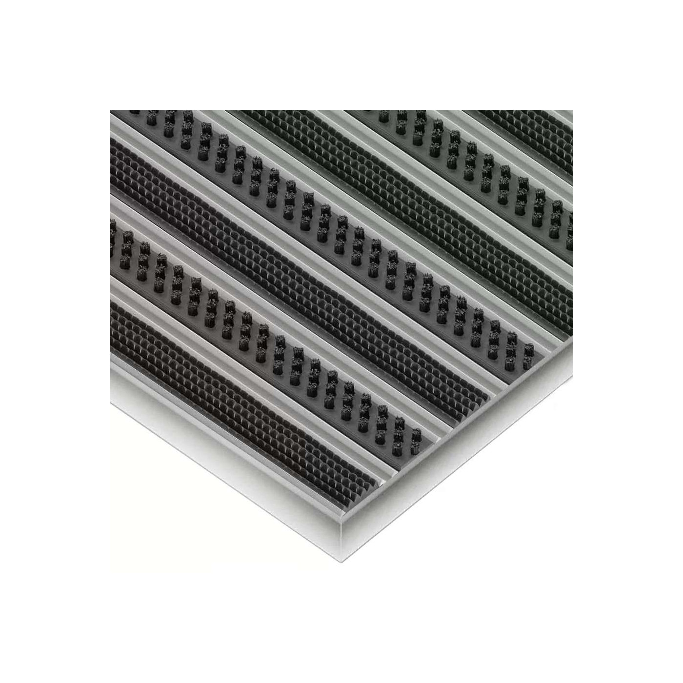Tapis d’entrée encastrable Clean Rubber - Scrub sur mesure - boutique en ligne BP Techem