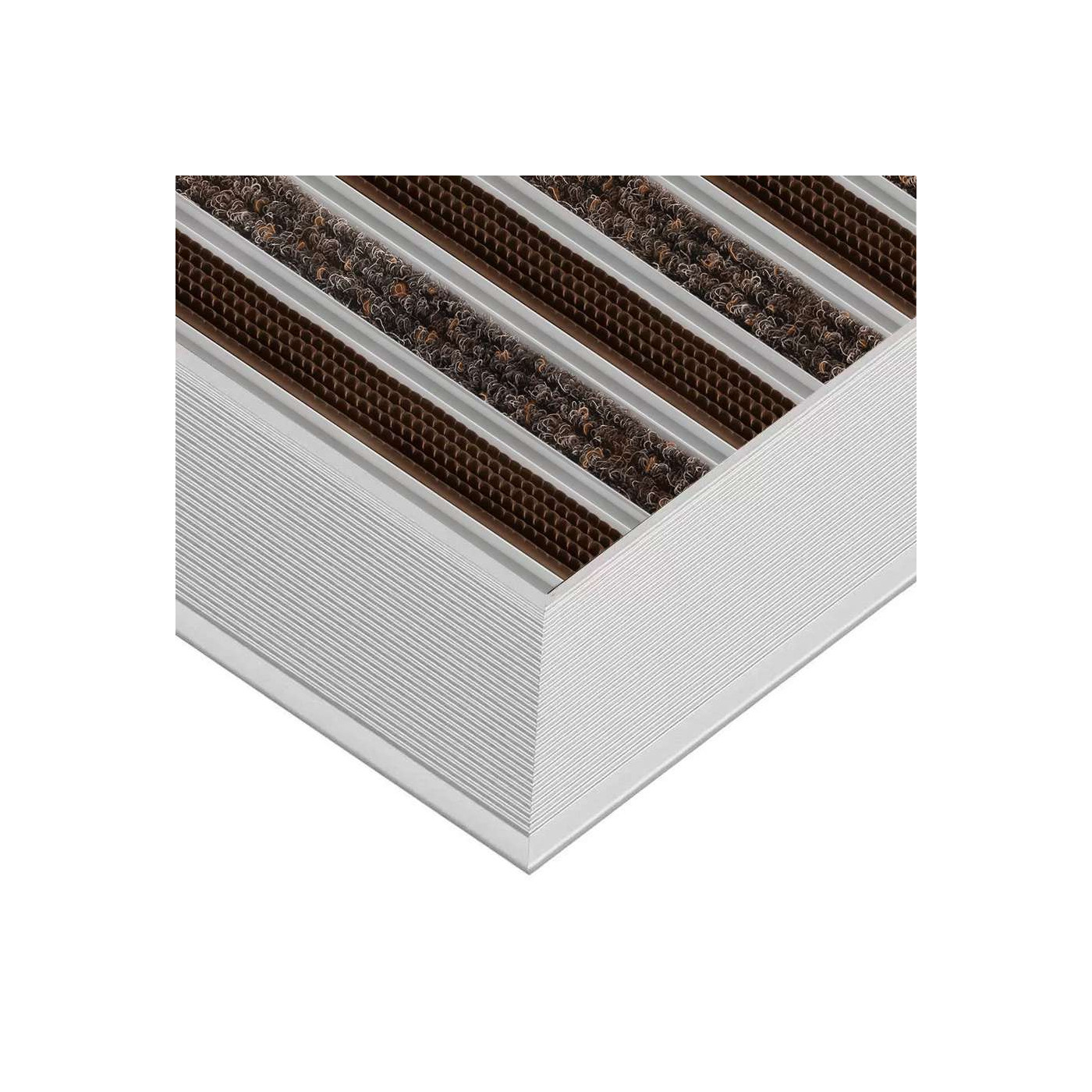 Paillasson en aluminium Clean Rubber 80 x 100 cm - boutique en ligne BP Techem