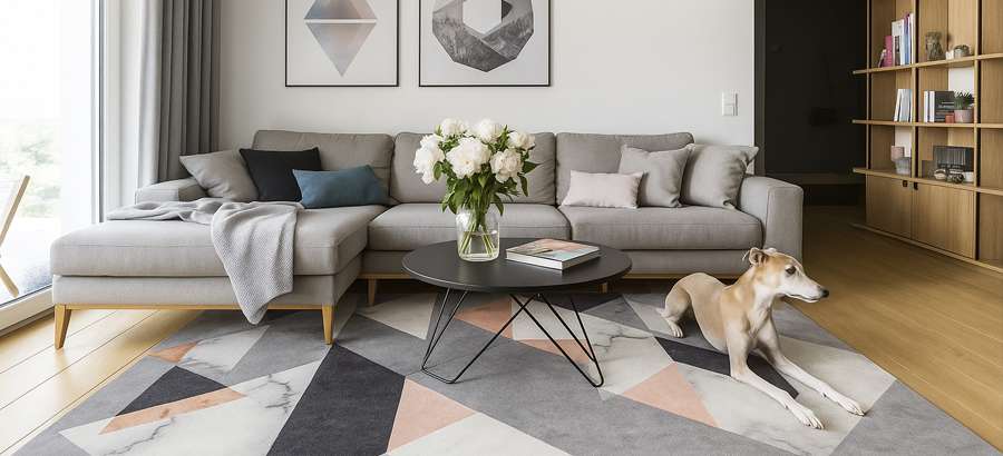 Comment choisir le tapis idéal pour une petite pièce ou un salon : dimensions, forme, matière et agencement