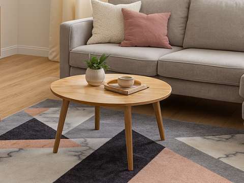 Comment choisir et poser un tapis dans le salon ? Principes de base et idées d'aménagement