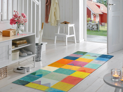 Un paillasson design pour le couloir : la nouvelle tendance en matière de décoration d'intérieur.